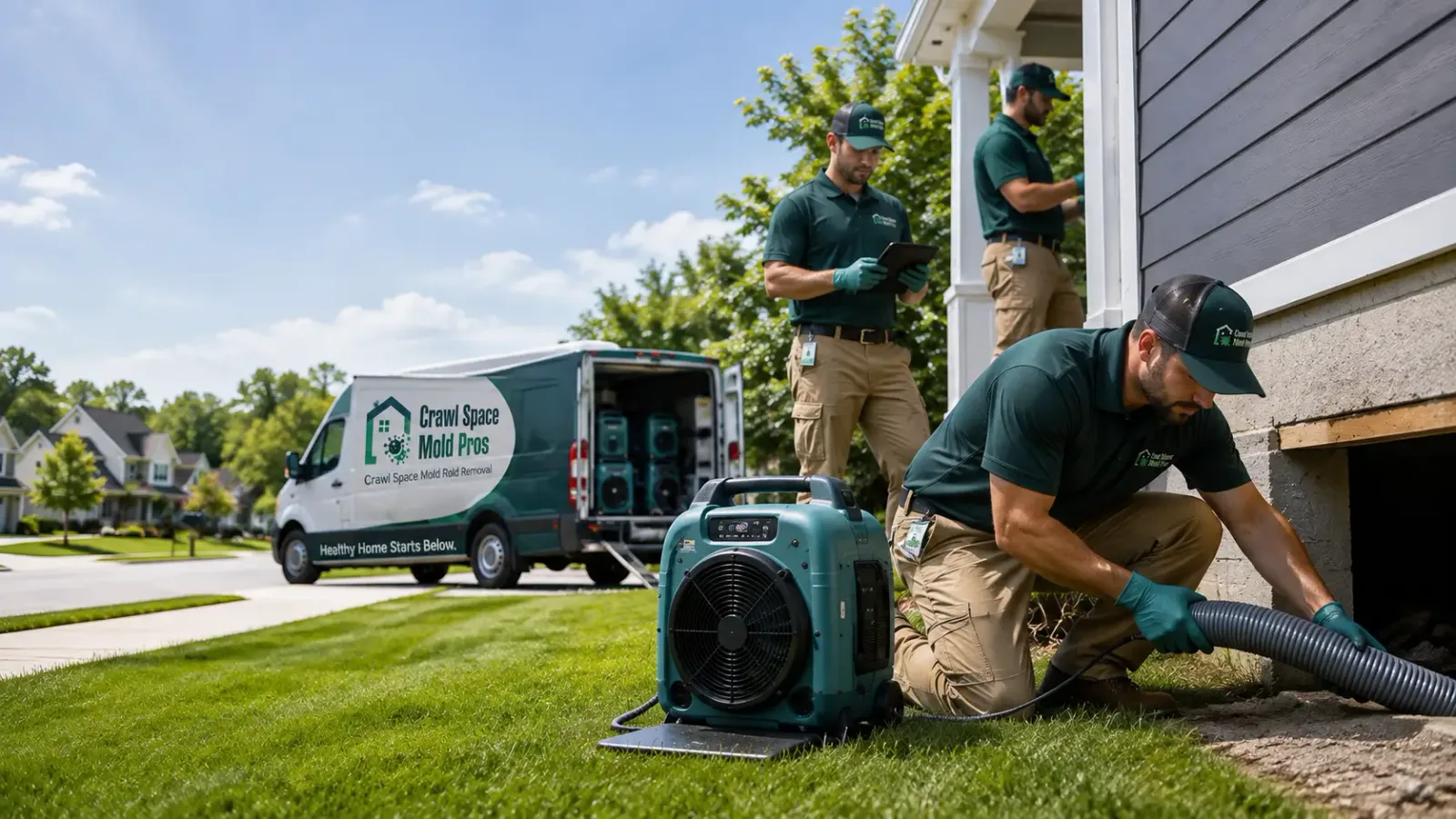 Crawl Space Mold Removal in Plummer, MN